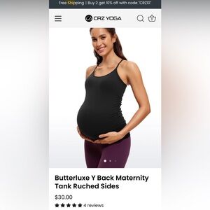 CRZ yoga maternity top bundle 4 for $50